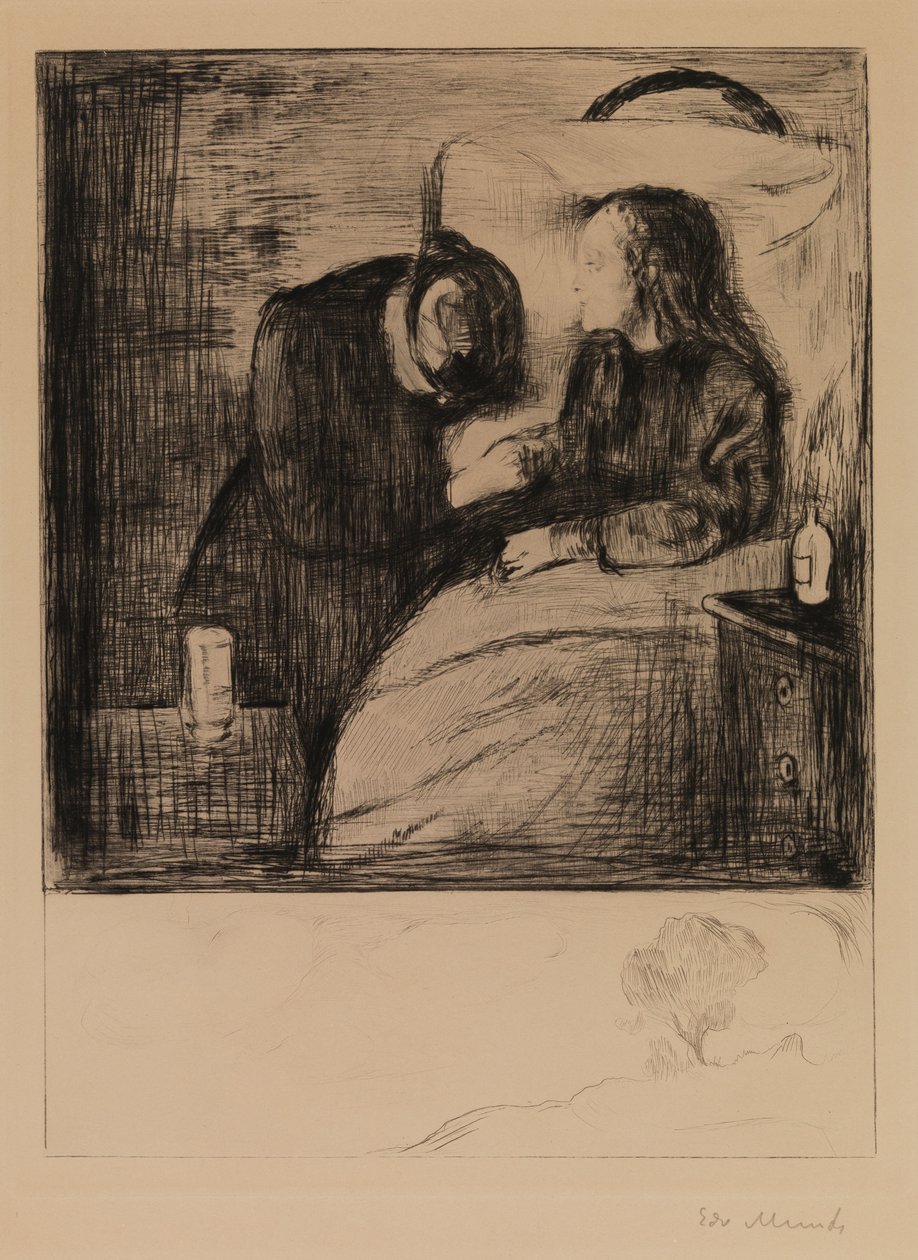 El niño enfermo de Edvard Munch