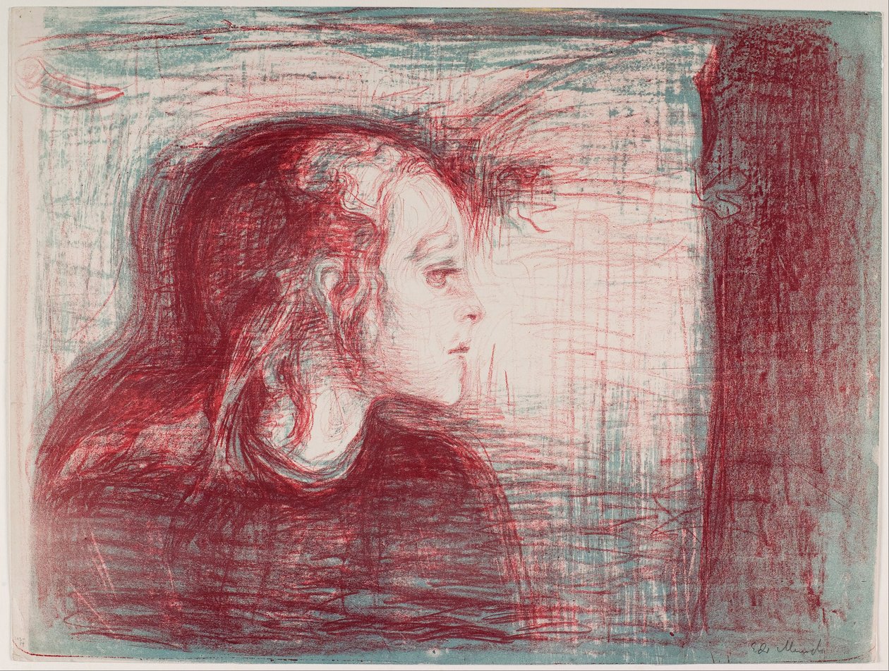 El niño enfermo I de Edvard Munch
