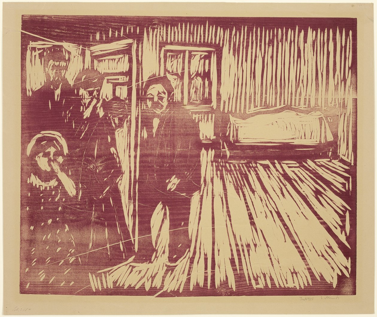 El olor de la muerte de Edvard Munch
