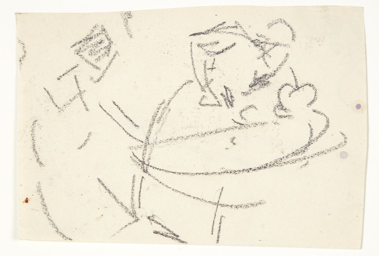 Estudios de figuras para la imagen de Langelinje de Edvard Weie