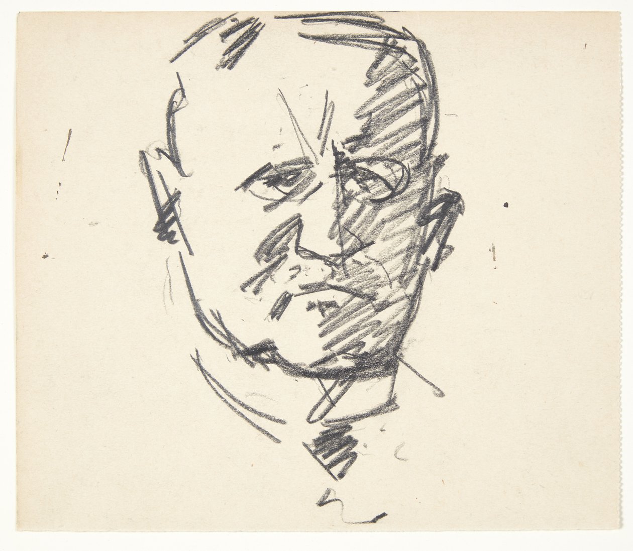 Estudio para un retrato del profesor, Dr. med. Carl Lorentzen (1860-1932) de Edvard Weie
