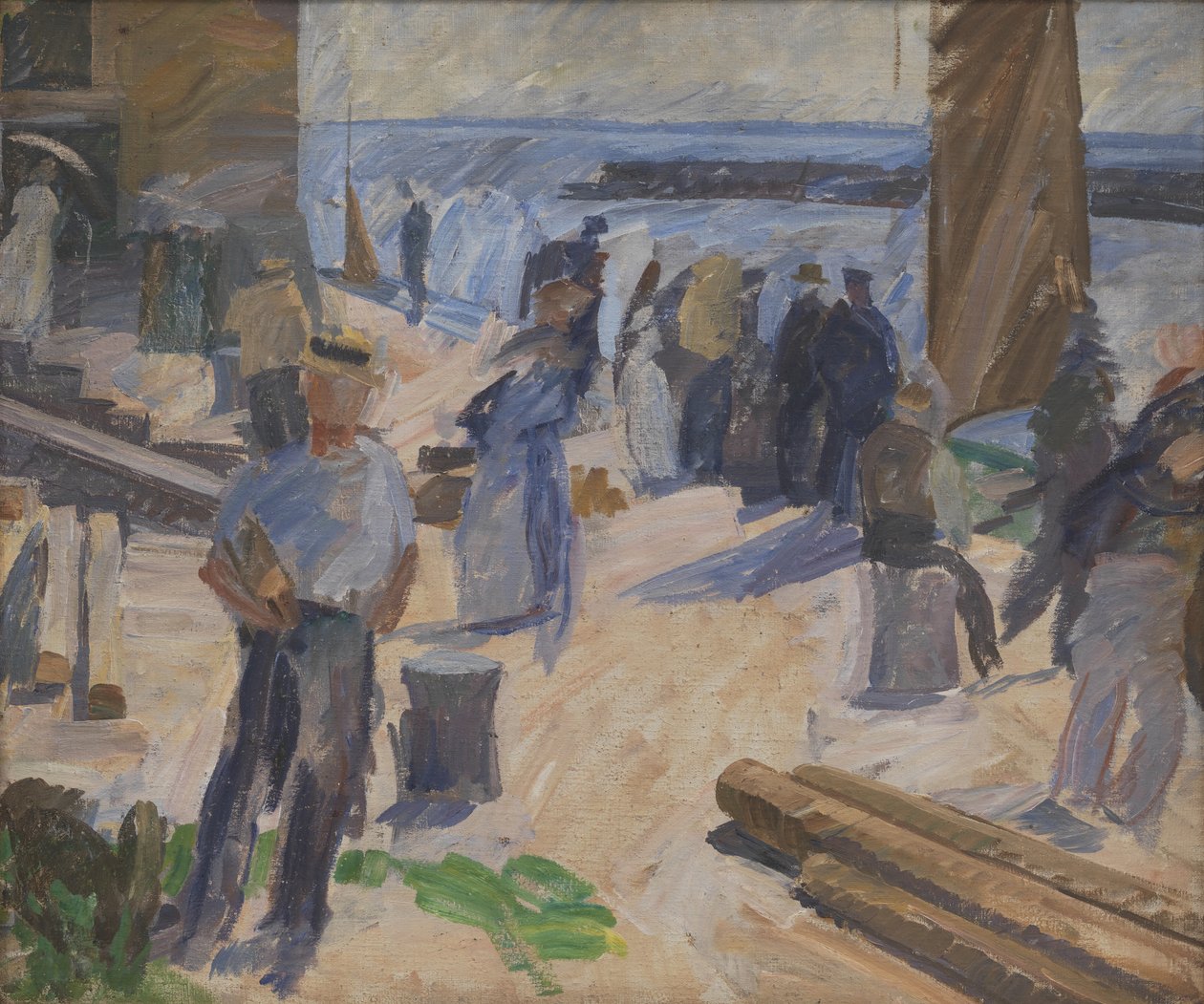 El barco de correo llegando, Christiansø de Edvard Weie