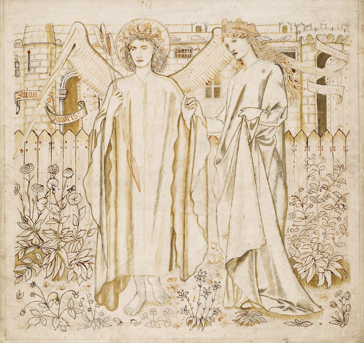 La leyenda de las buenas mujeres de Chaucer de Edward Burne Jones