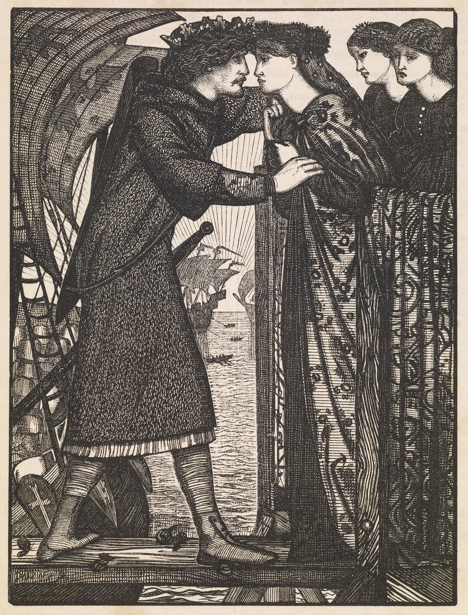 El rey Sigurd el Cruzado de Edward Burne Jones