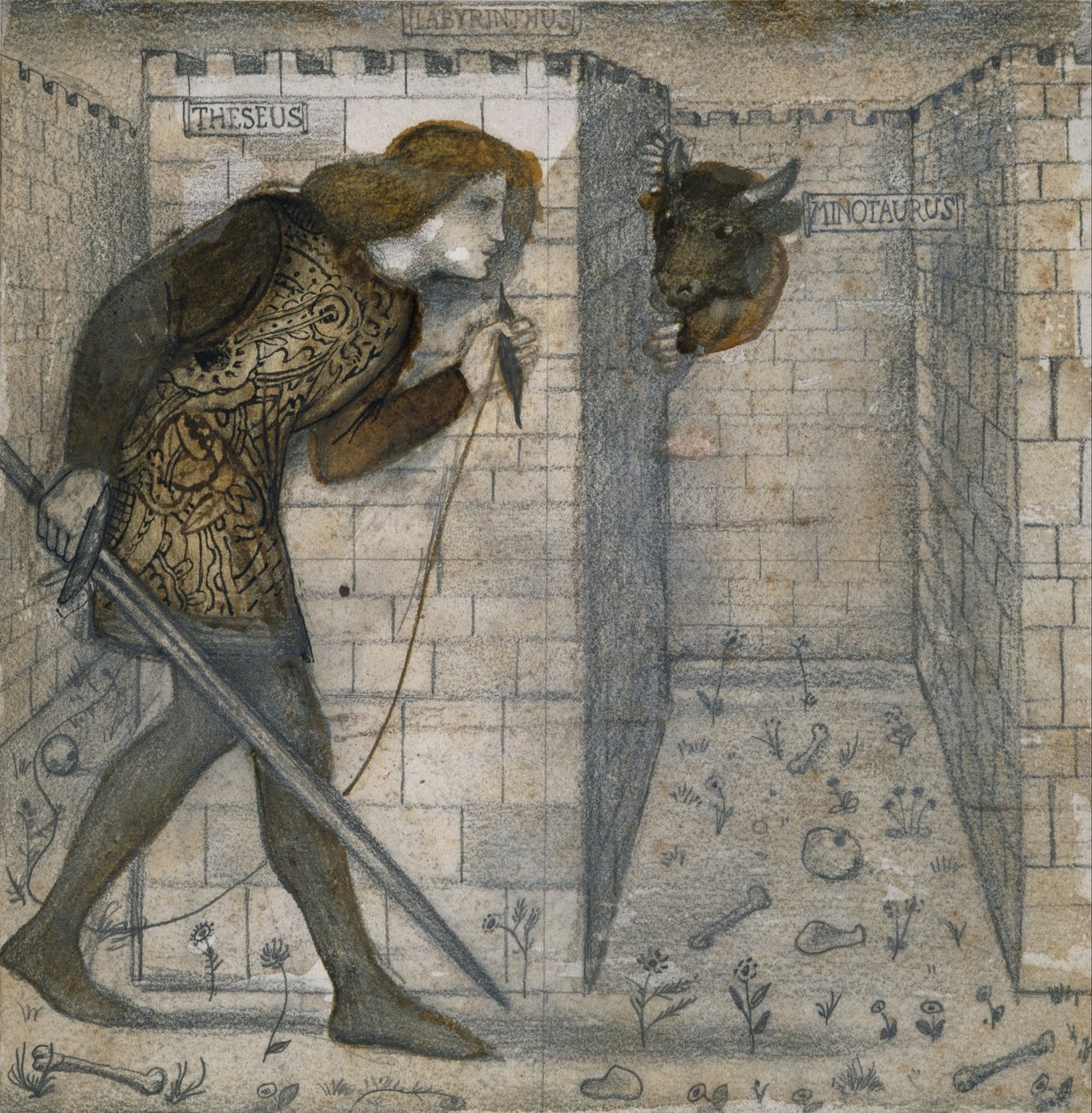Diseño de Azulejo de Edward Burne Jones