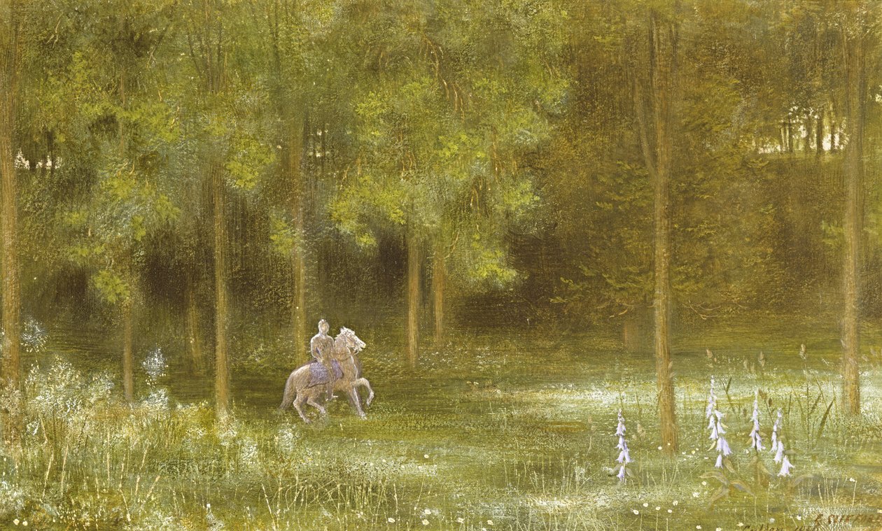 Caballero en un Paisaje de Edward Clifford