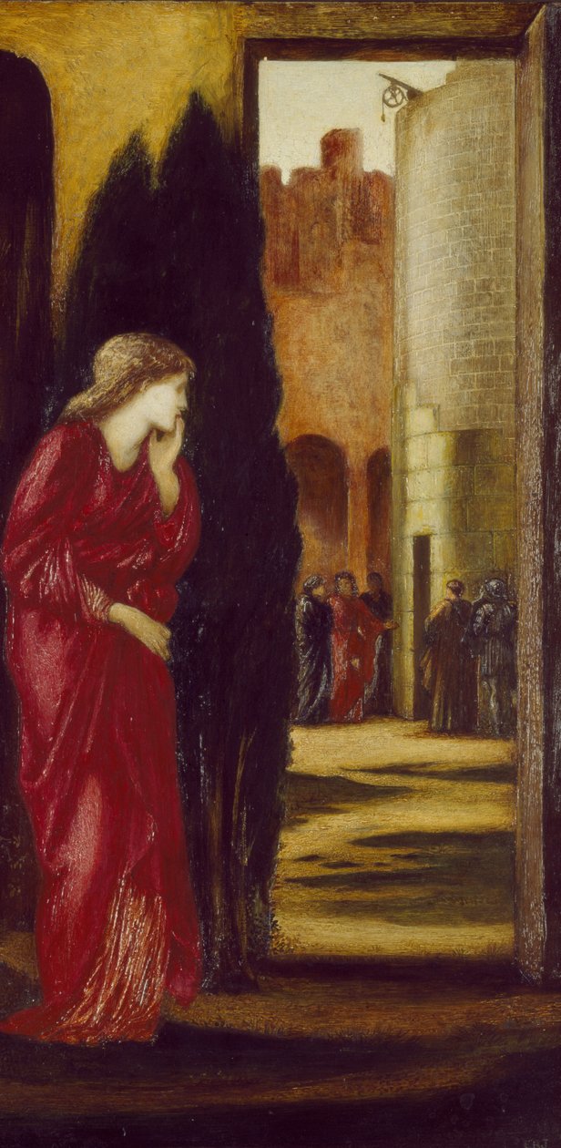 Danae y la Torre de Bronce, 1872 de Edward Burne Jones