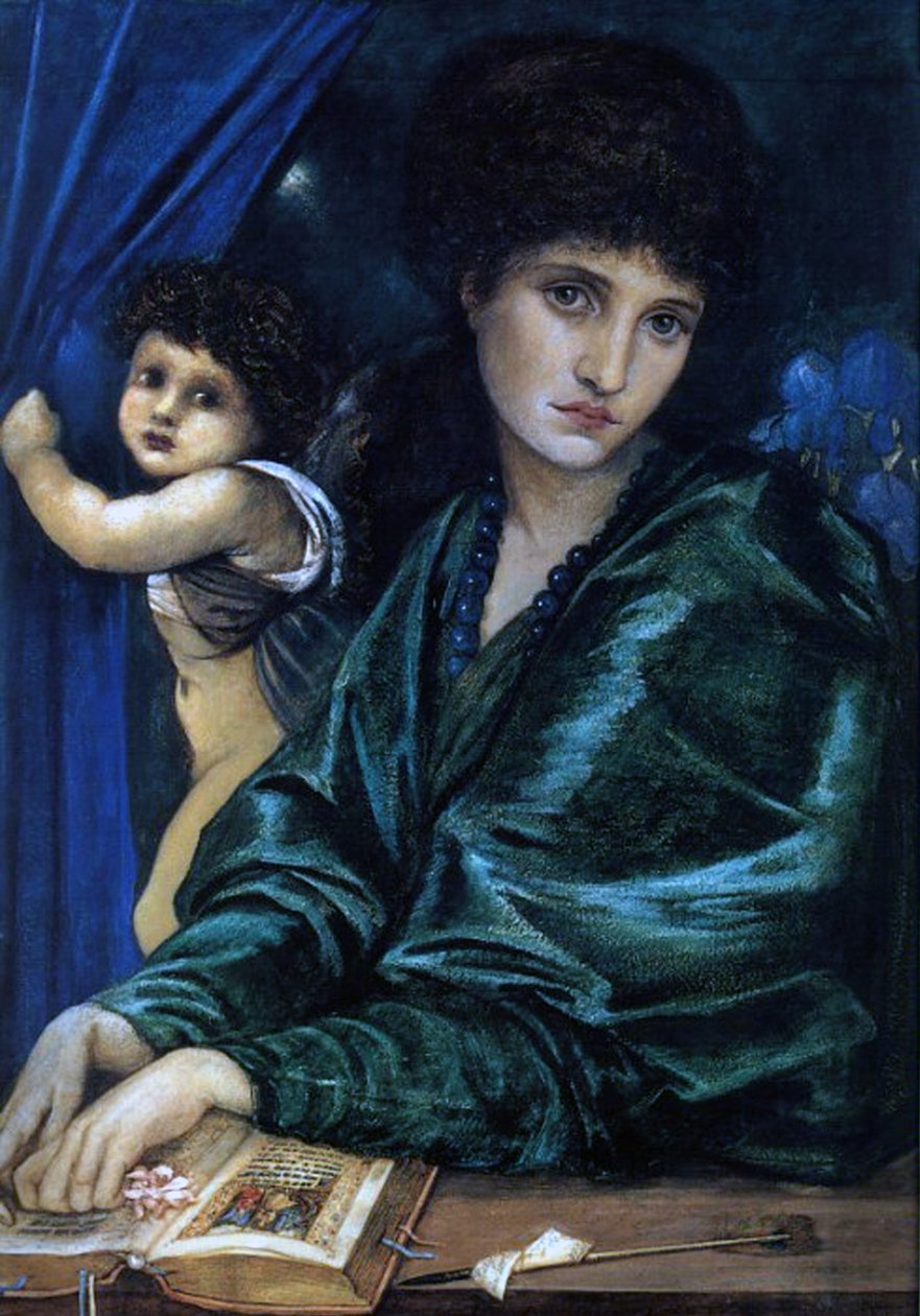 Maria Zambaco, la amante del artista, 1870 de Edward Burne Jones