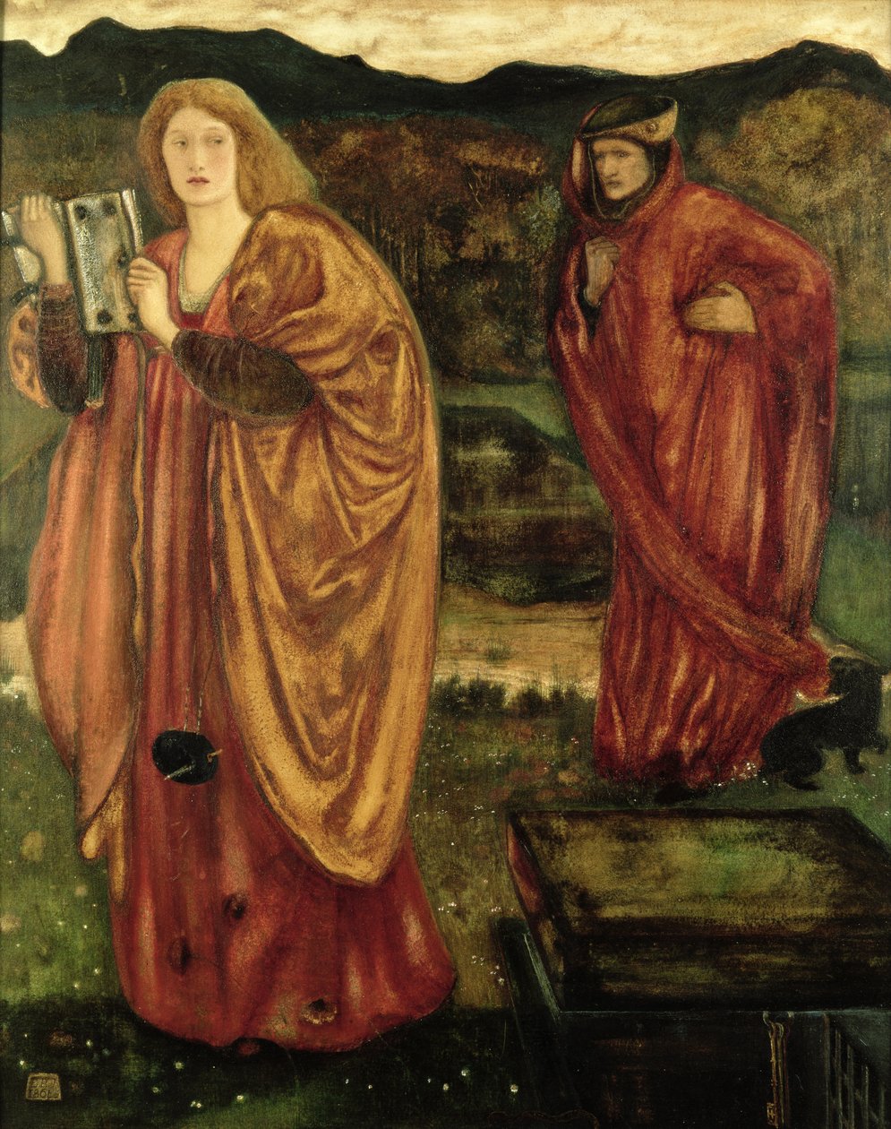 Merlín y Nimue de 