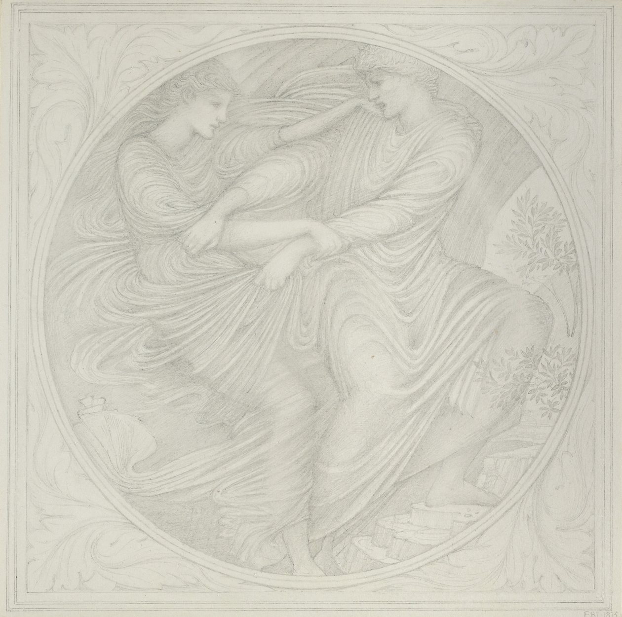 Orfeo mira atrás, 1872-75 de Edward Burne Jones