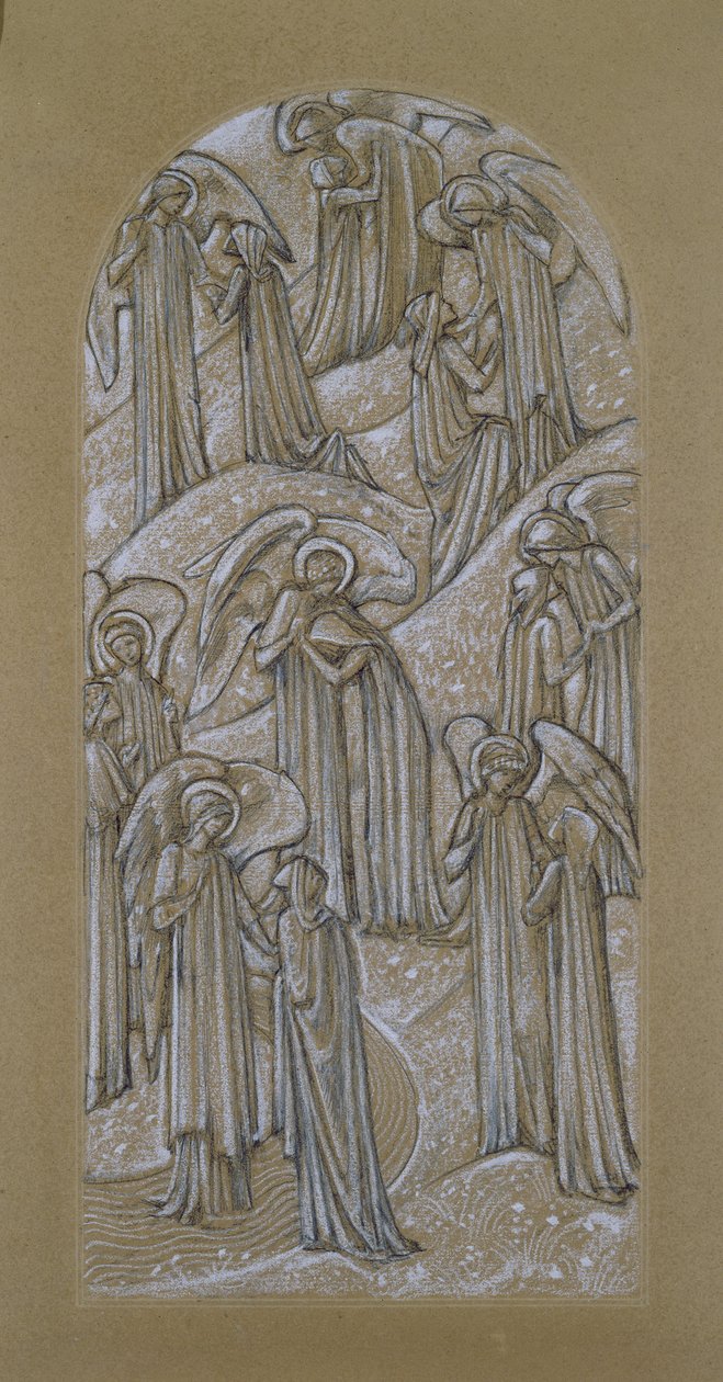 Estudio para una vidriera de Edward Burne Jones