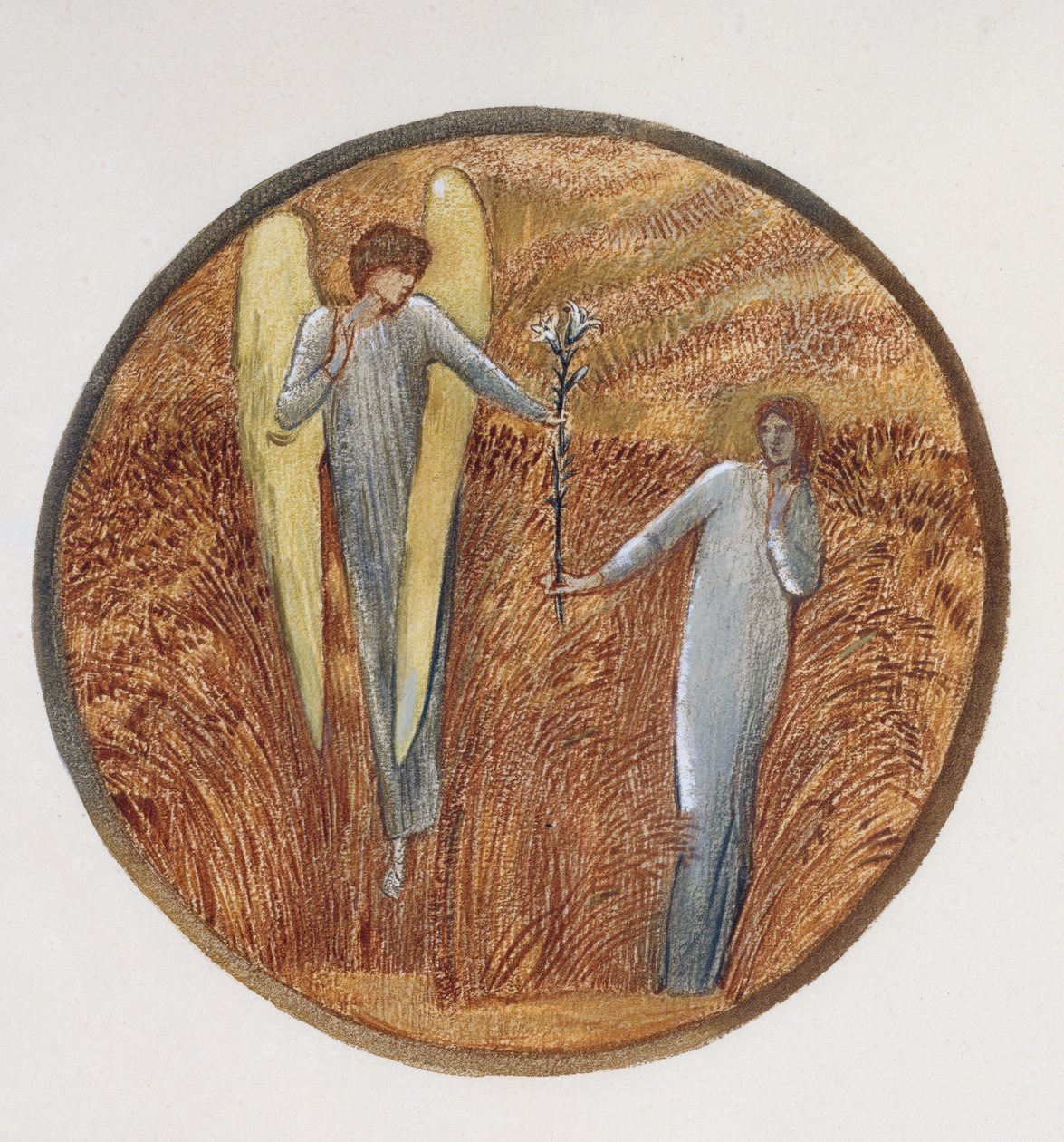 El Libro de las Flores: VI. Flor de Dios, 1905 de Edward Burne Jones