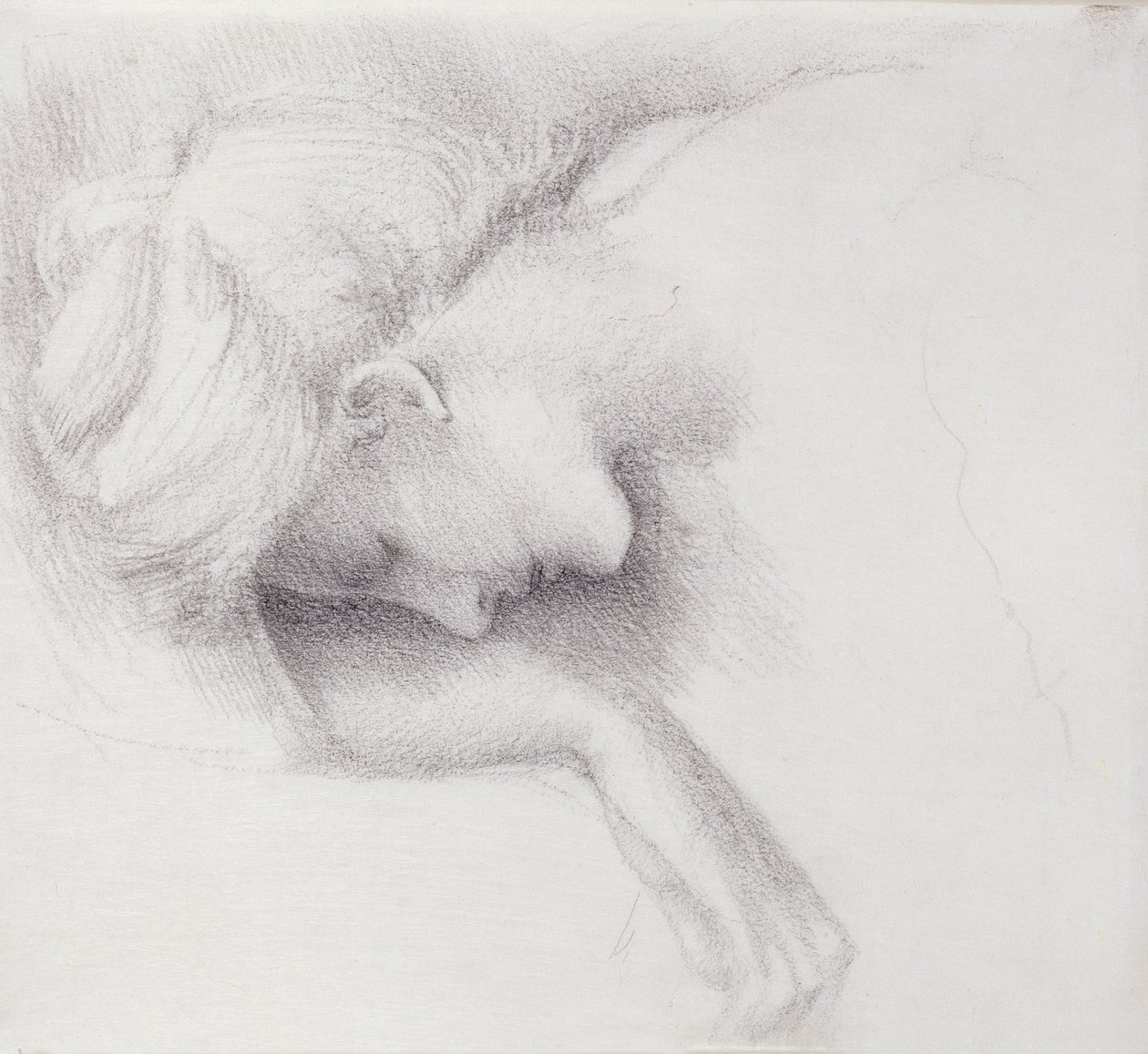 El jardín de la corte - estudio para la serie Briar Rose, 1888 de Edward Burne Jones