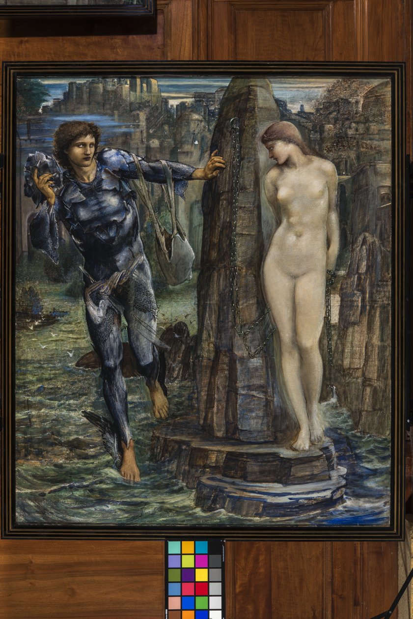La Roca de la Perdición, c.1876 de Edward Burne Jones