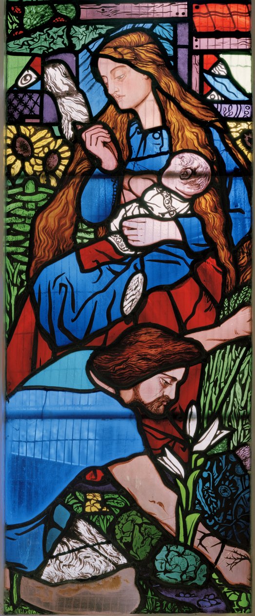 Adán y Eva después de la Caída, 1857 de Edward Burne Jones