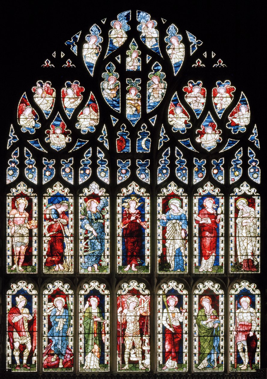 Ashton Under Lyne, Iglesia Congregacional de Albion, Morris & Co., Edward Burne-Jones, Esperanza de Edward Burne Jones