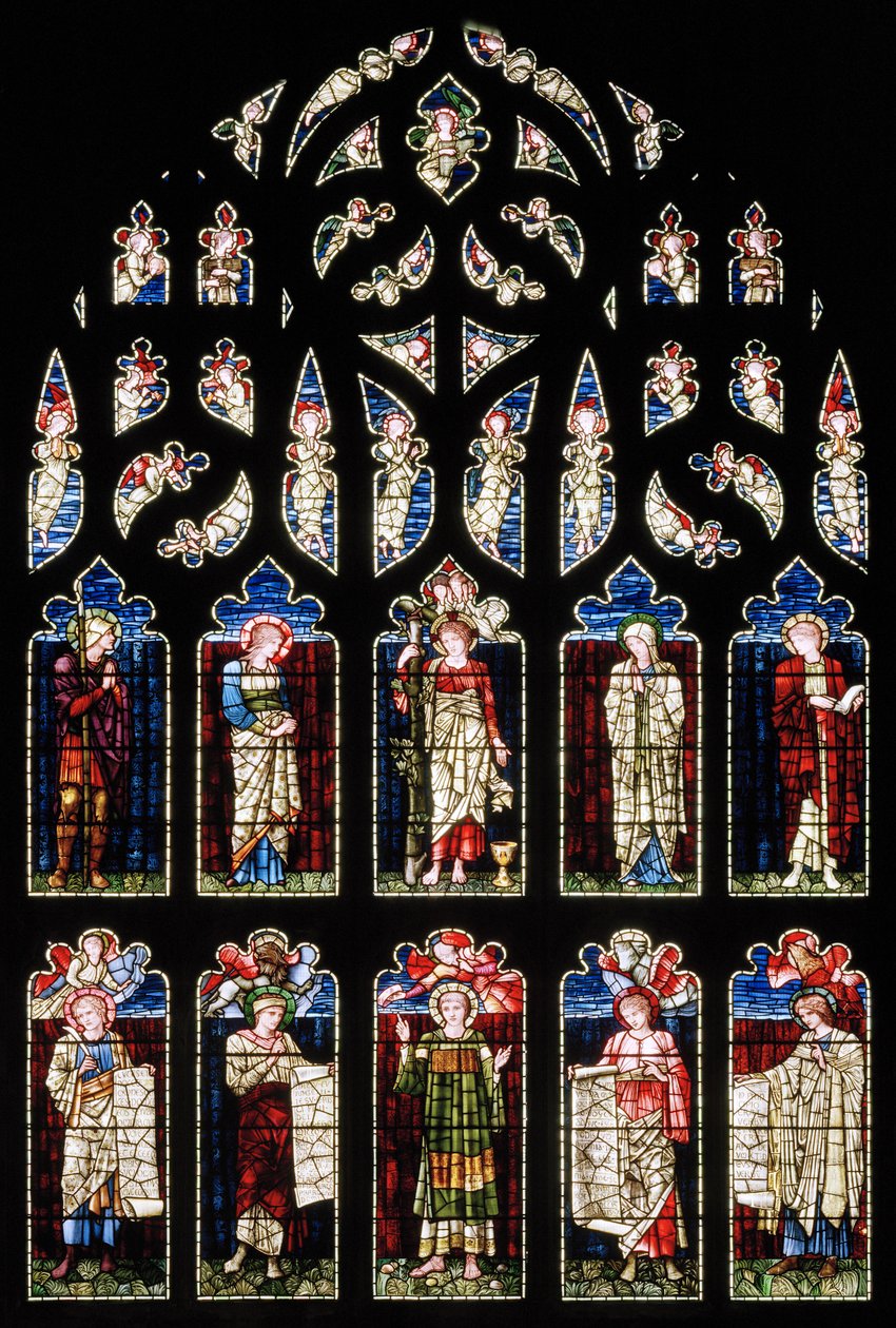 Ashton Under Lyne, Iglesia Congregacional de Albion, Morris & Co., Edward Burne-Jones, Transepto Sur de Edward Burne Jones