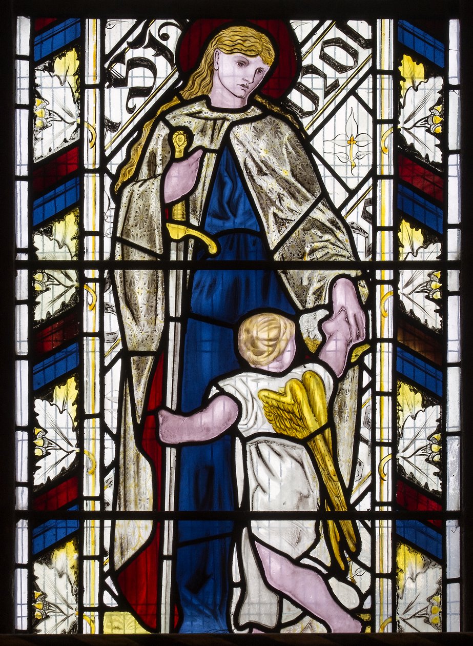 Cambridge, All Saints, Morris Marshall & Faulkner & Co, Edward Burne-Jones, Santa Dorotea, 1866 de Edward Burne Jones