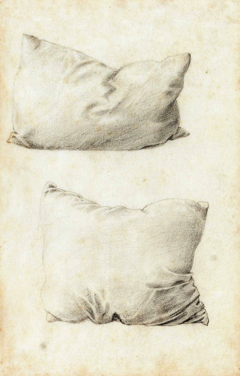 Estudios de almohadas de Edward Burne Jones