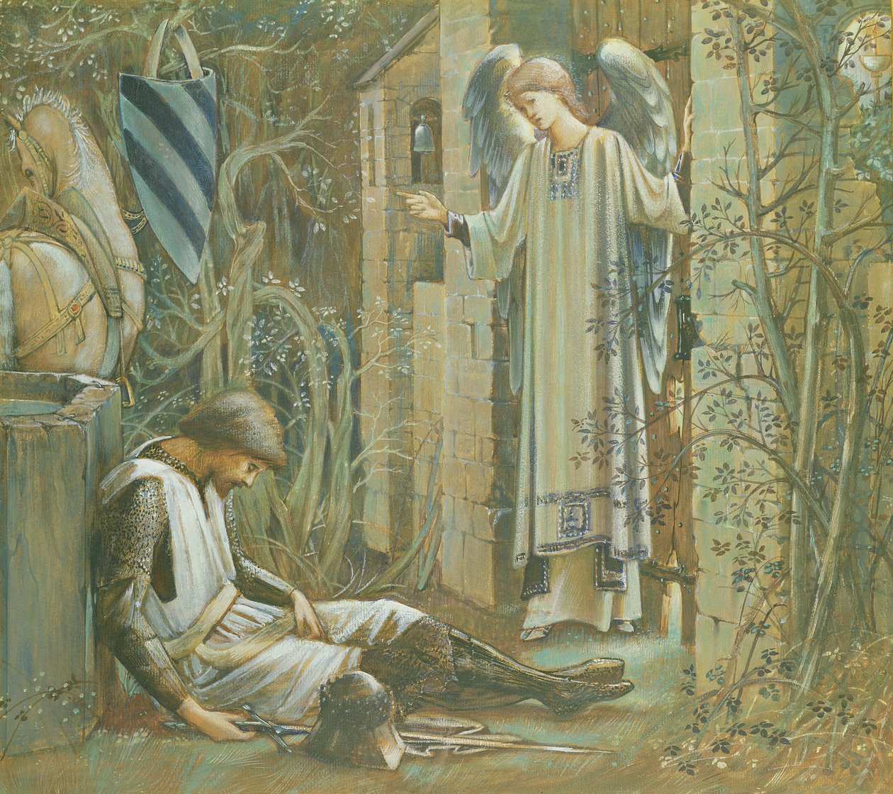 El Fracaso de Sir Lancelot de Edward Burne Jones