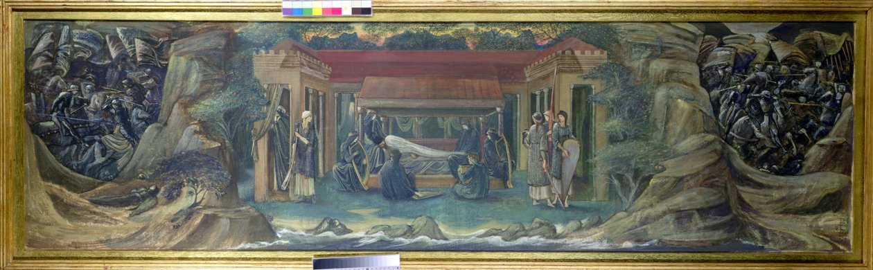 El Sueño de Arturo en Avalon, 1894 de Edward Burne Jones