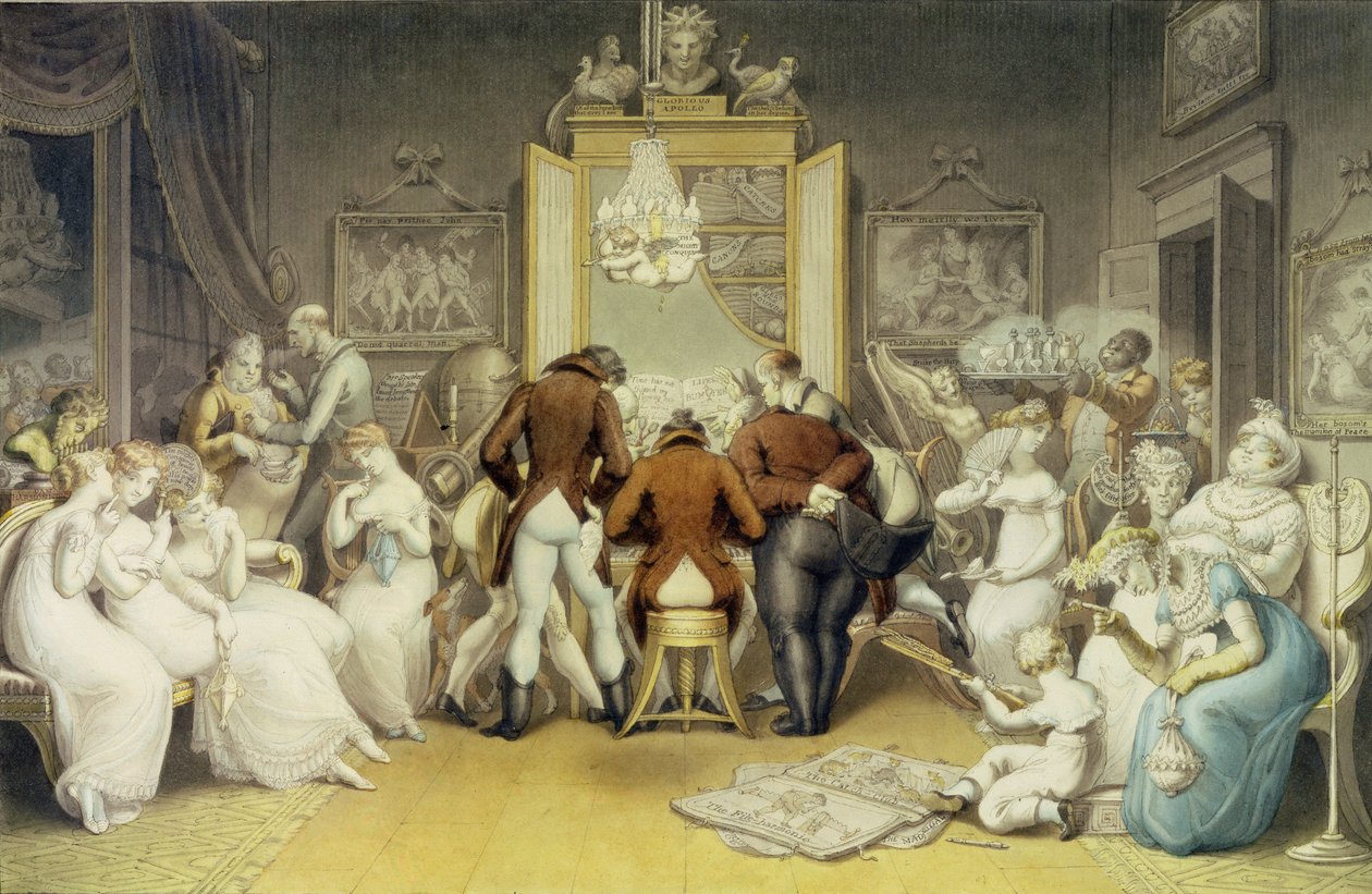 El triunfo de la música, c.1820 de Edward Francis Burney