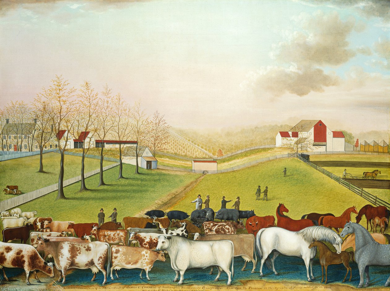 La granja Cornell de Edward Hicks