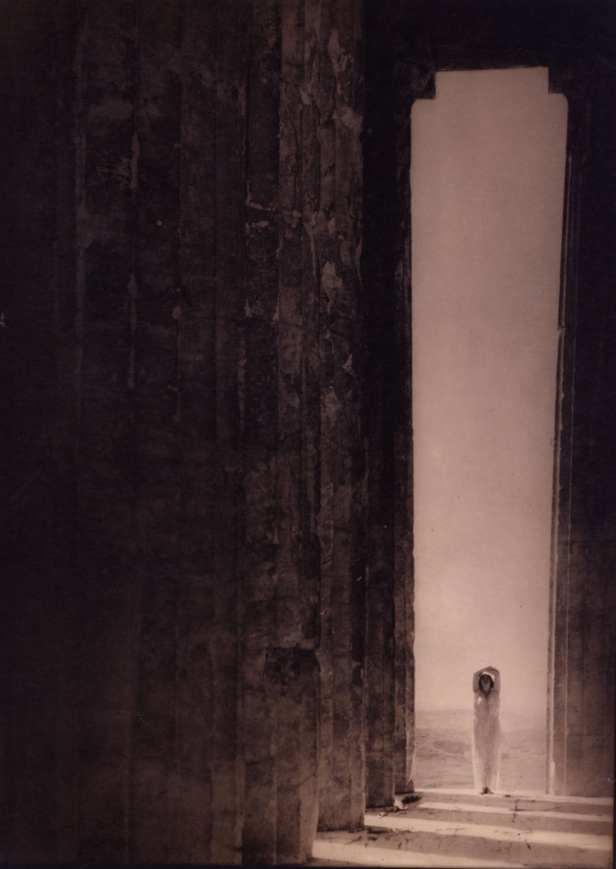 Isadora Duncan en el Partenón, Atenas de Edward Jean Steichen