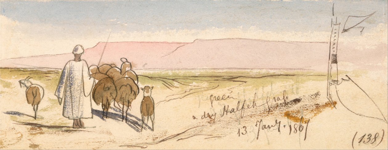 Una hierba seca de Halfeh de Edward Lear