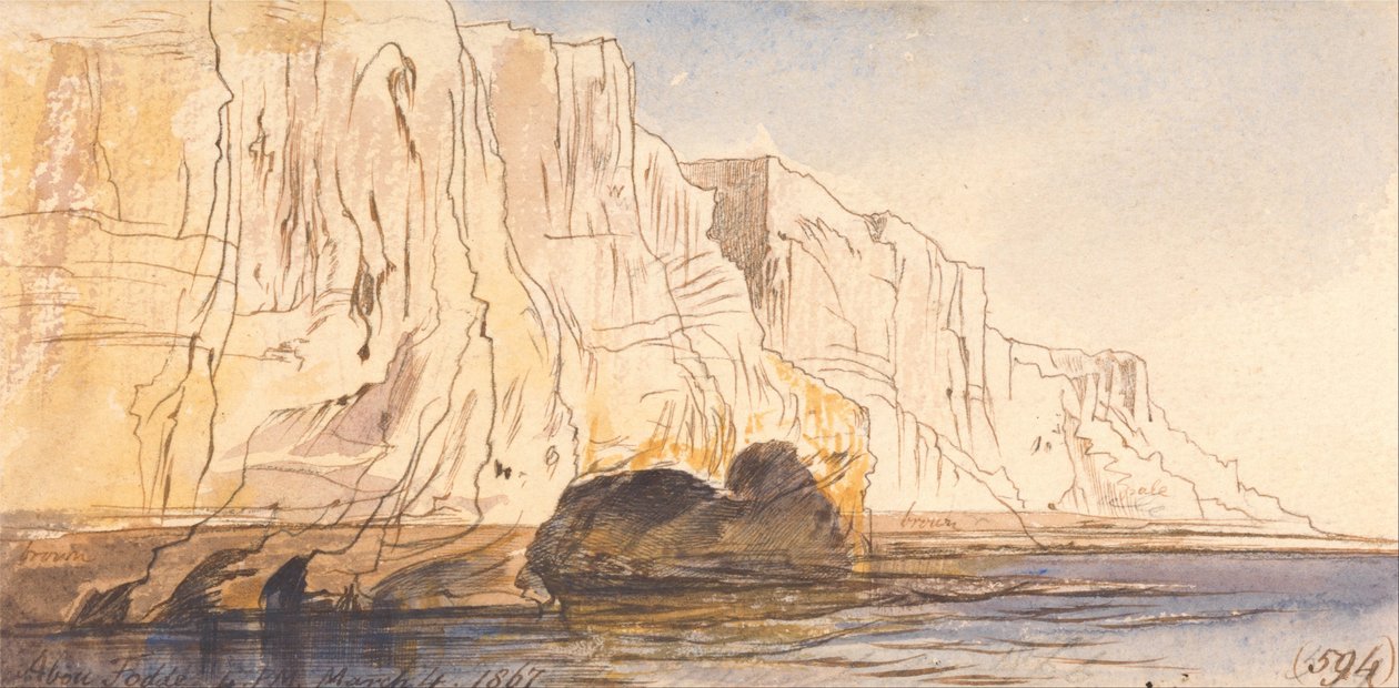 Abu Fodde, 4:00 pm, 4 de marzo de 1867 de Edward Lear