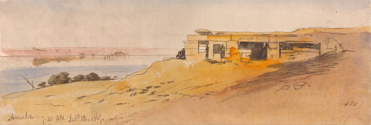 Amada, 7-20 a.m., 12 de febrero de 1867 (421) de Edward Lear