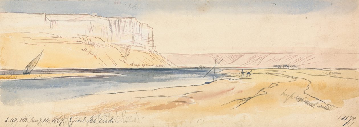 Gebel Sheikh Eredi de Edward Lear