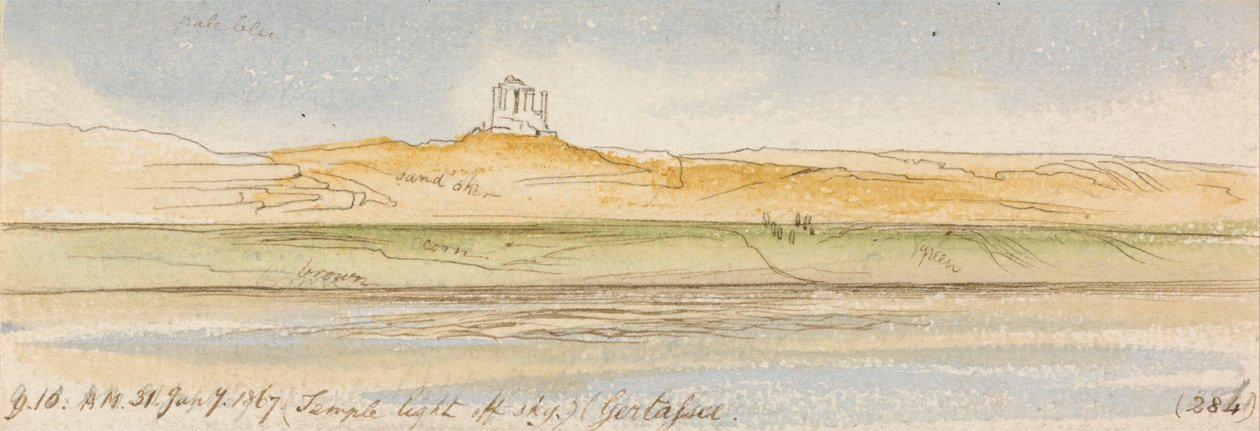 Gertassee, 9-10 am, 31 de enero de 1867 de Edward Lear