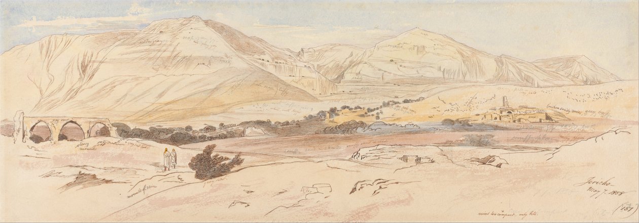 Jericó, 7 de mayo de 1858 de Edward Lear