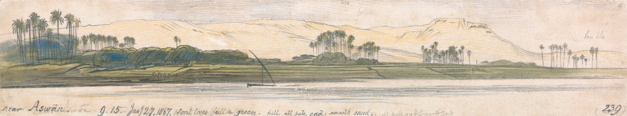 Cerca de Asuán de Edward Lear