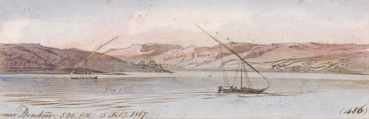 Cerca de Dendour de Edward Lear