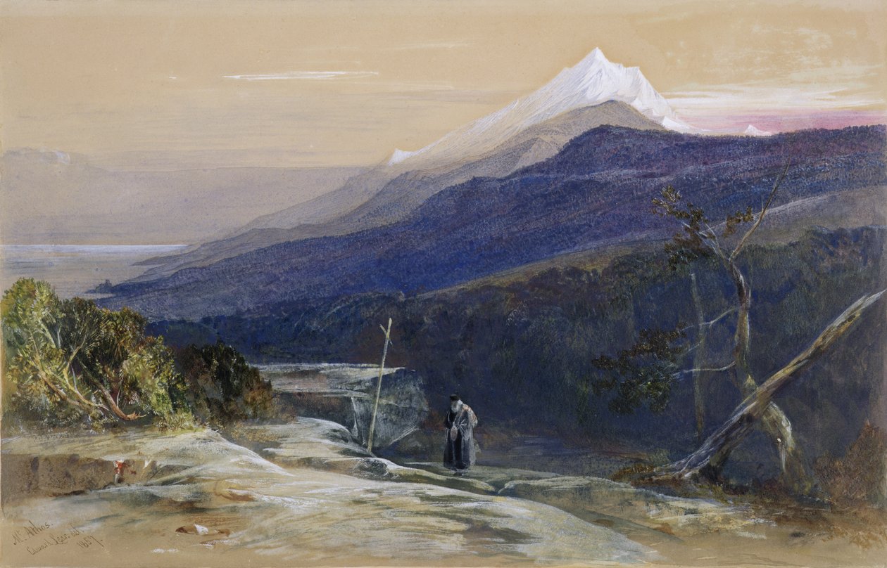 No.0950 Monte Athos, 1857 de Edward Lear