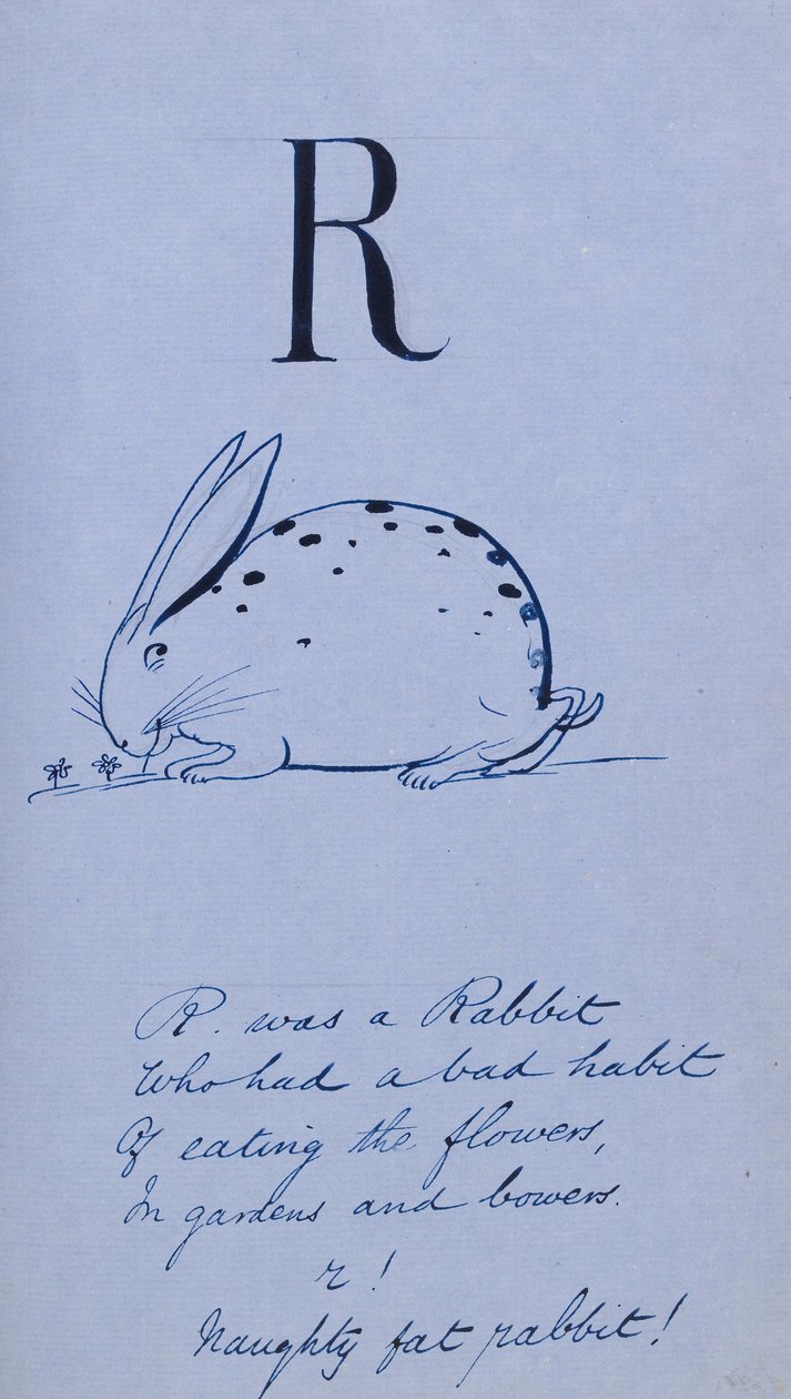 Alfabeto de disparates - R, 1860 de Edward Lear