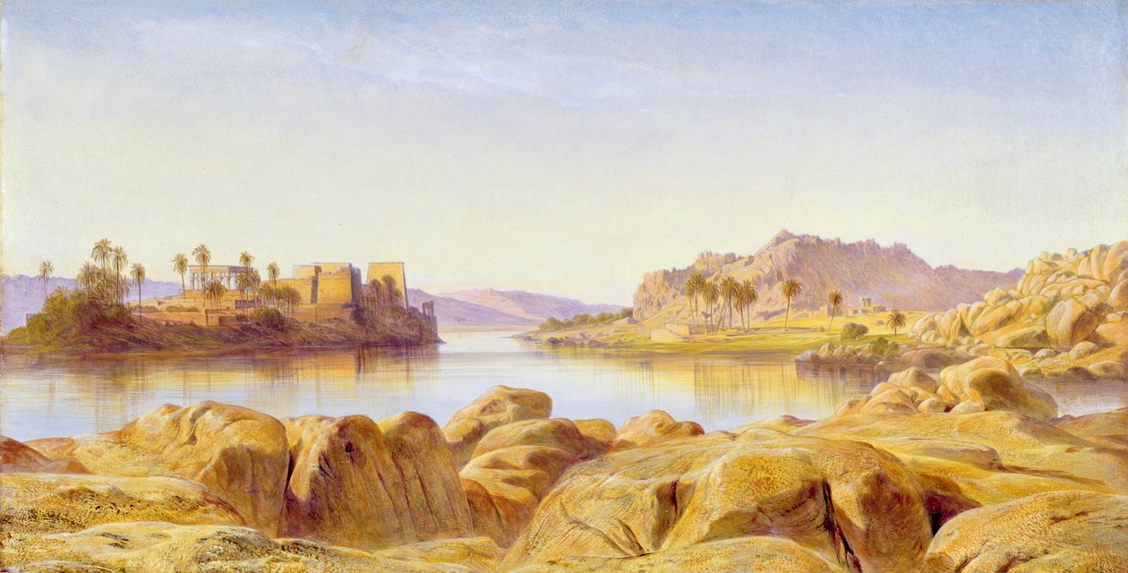 Philae, Egipto, 1863 de Edward Lear