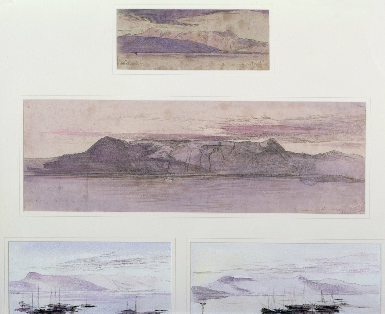 S. Salvador, Corfú, 1862 de Edward Lear