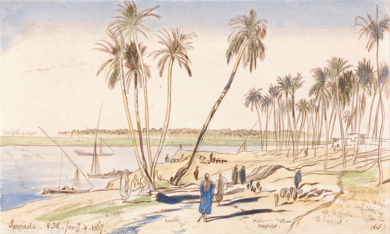 Sowadi, 8:30 am, 4 de enero de 1867 de Edward Lear