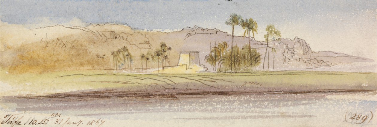 Tafa, 10:15 am, 31 de enero de 1867 de Edward Lear