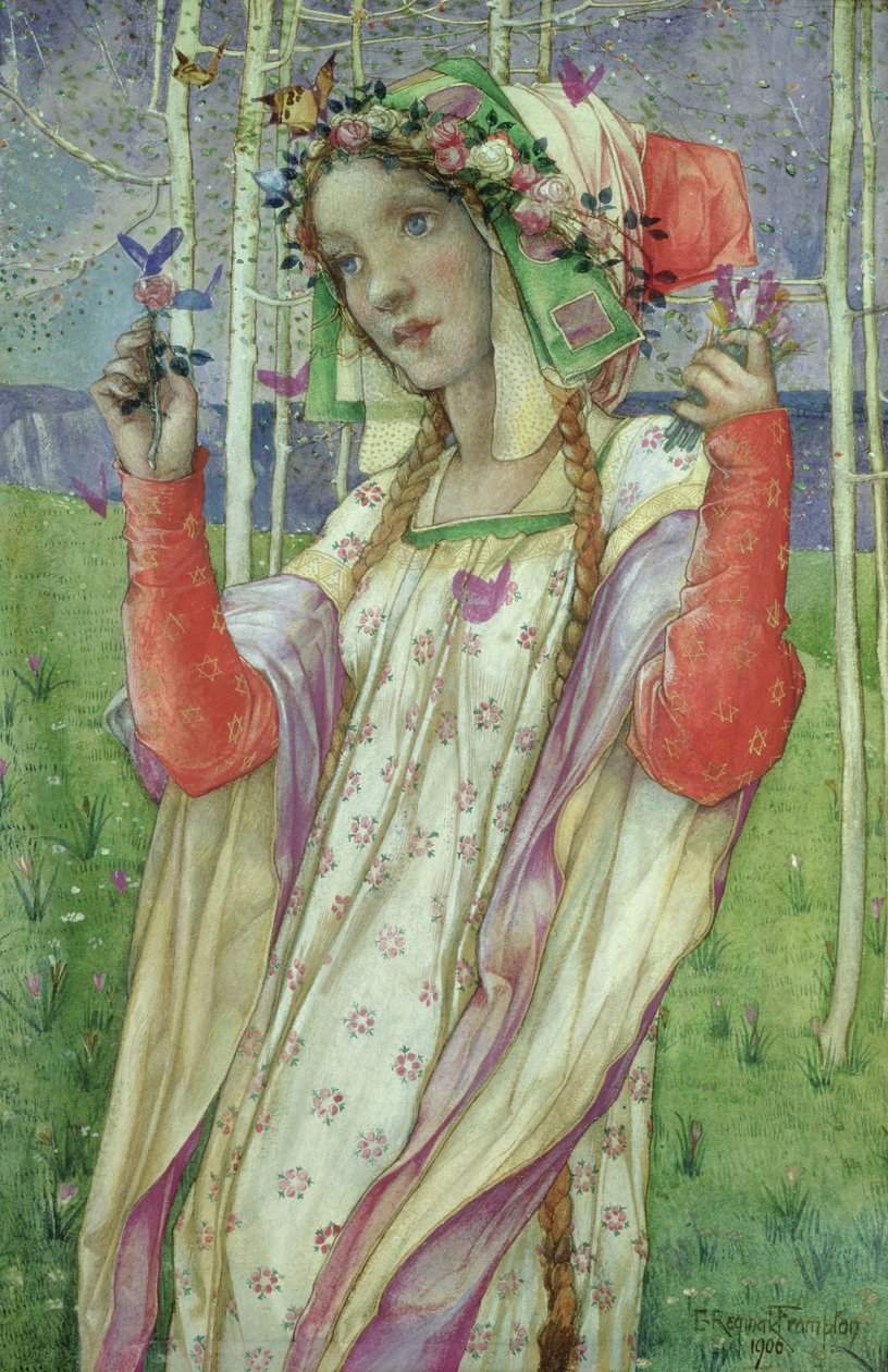Tierra de hadas, 1906 de Edward Reginald Frampton