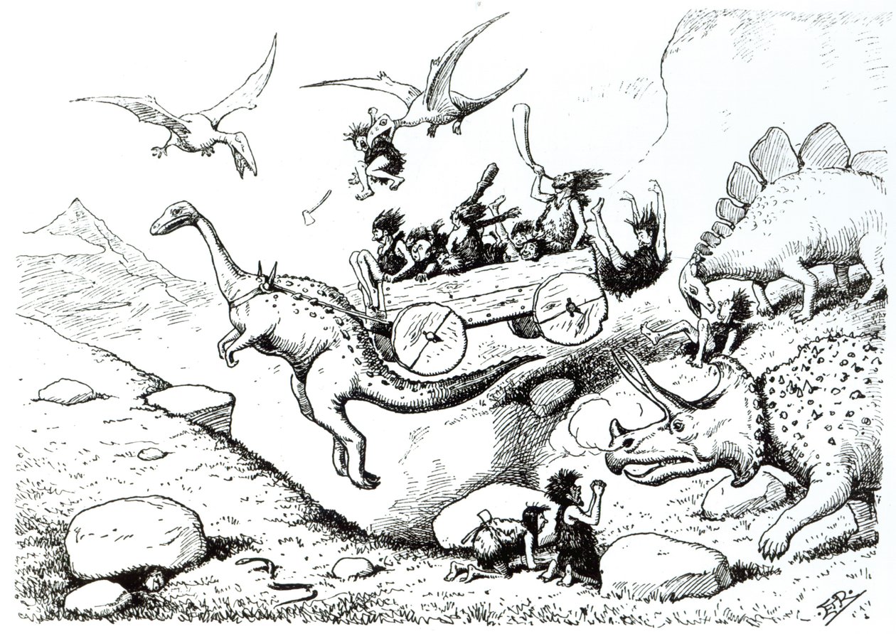 Vistazos prehistóricos, 1894 de Edward Tennyson Reed