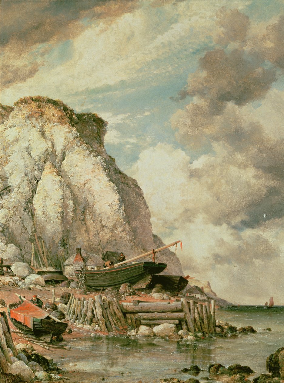 Un pedazo de Bonchurch en los tiempos antiguos de Edward William Cooke