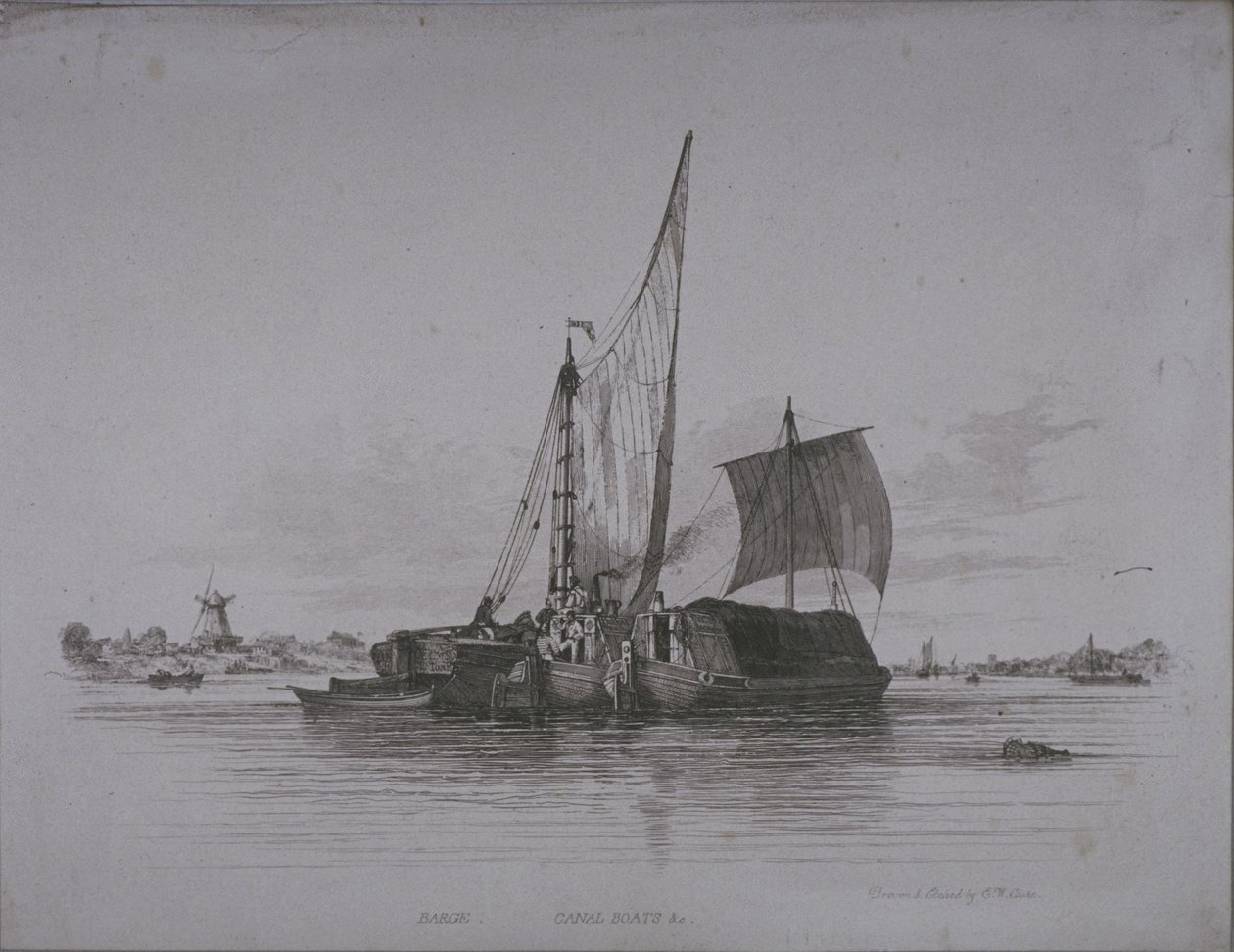 Vistas del río Támesis, 1829 de Edward William Cooke