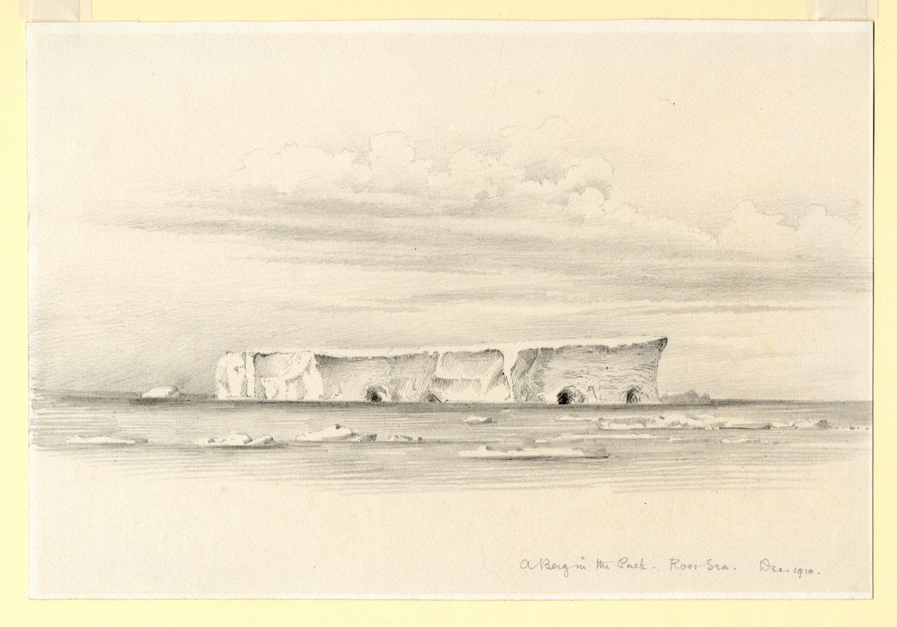 Un iceberg en el mar de Ross de Edward Adrian Wilson