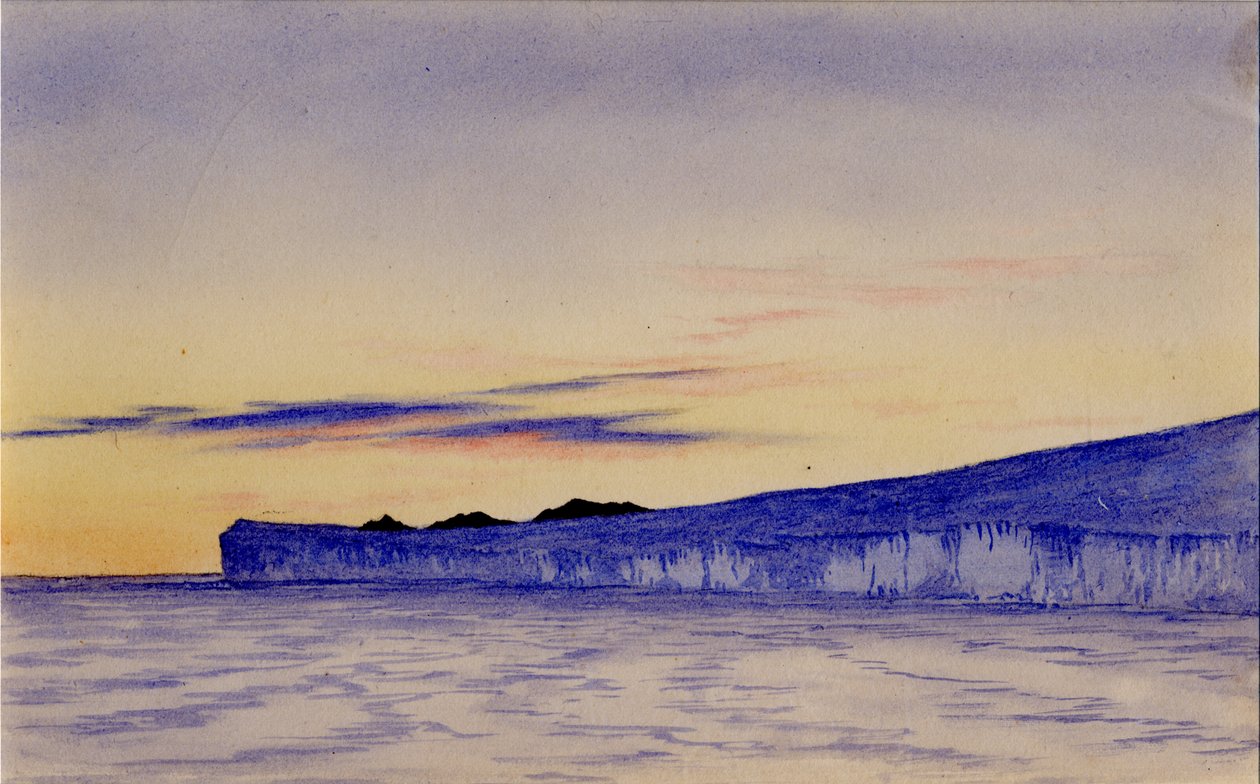 Acantilados de hielo azul, 1901-04 de Edward Adrian Wilson
