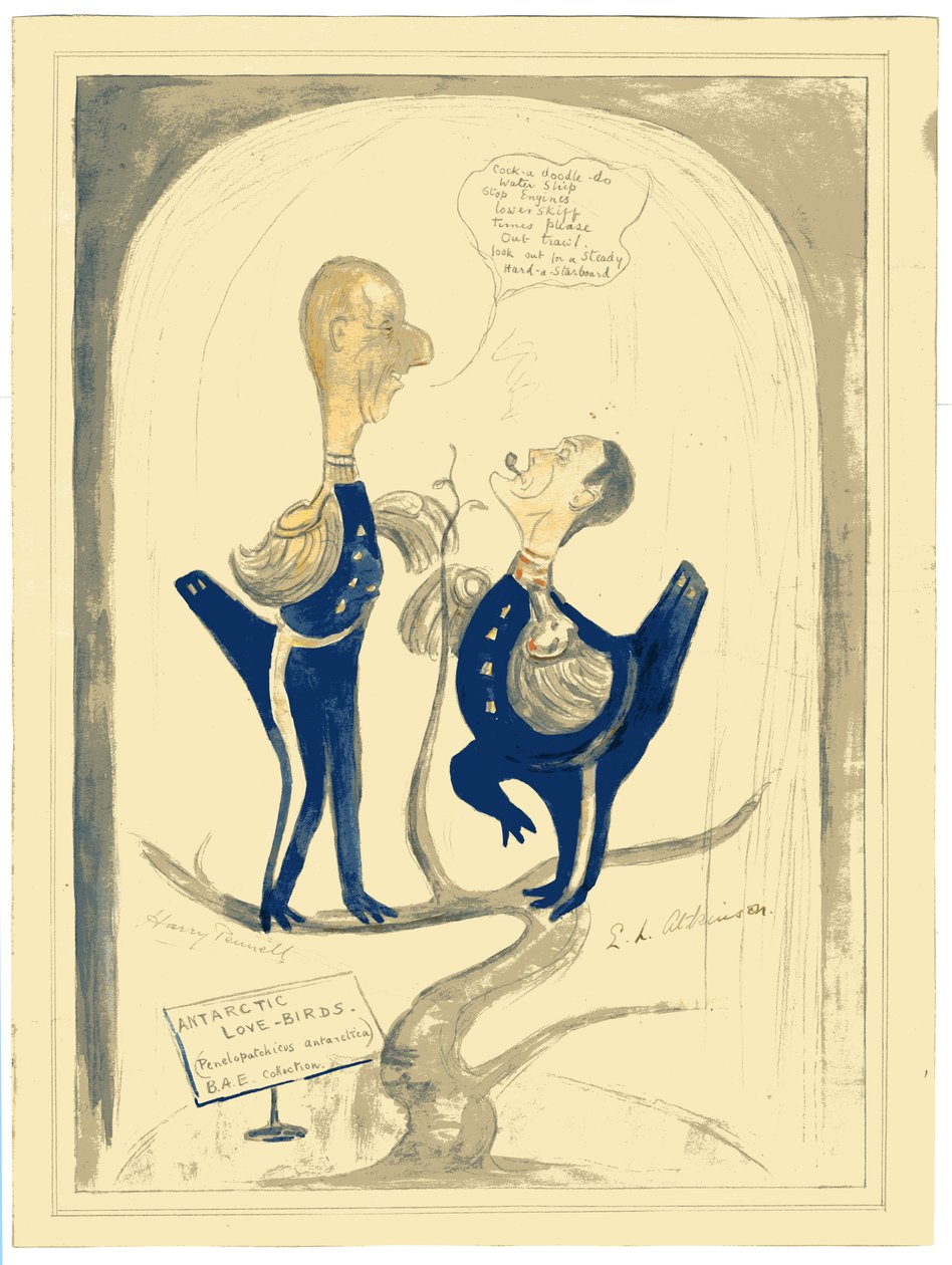Harry Pennell y Dr. E.L.A. Atkinson de Edward Adrian Wilson