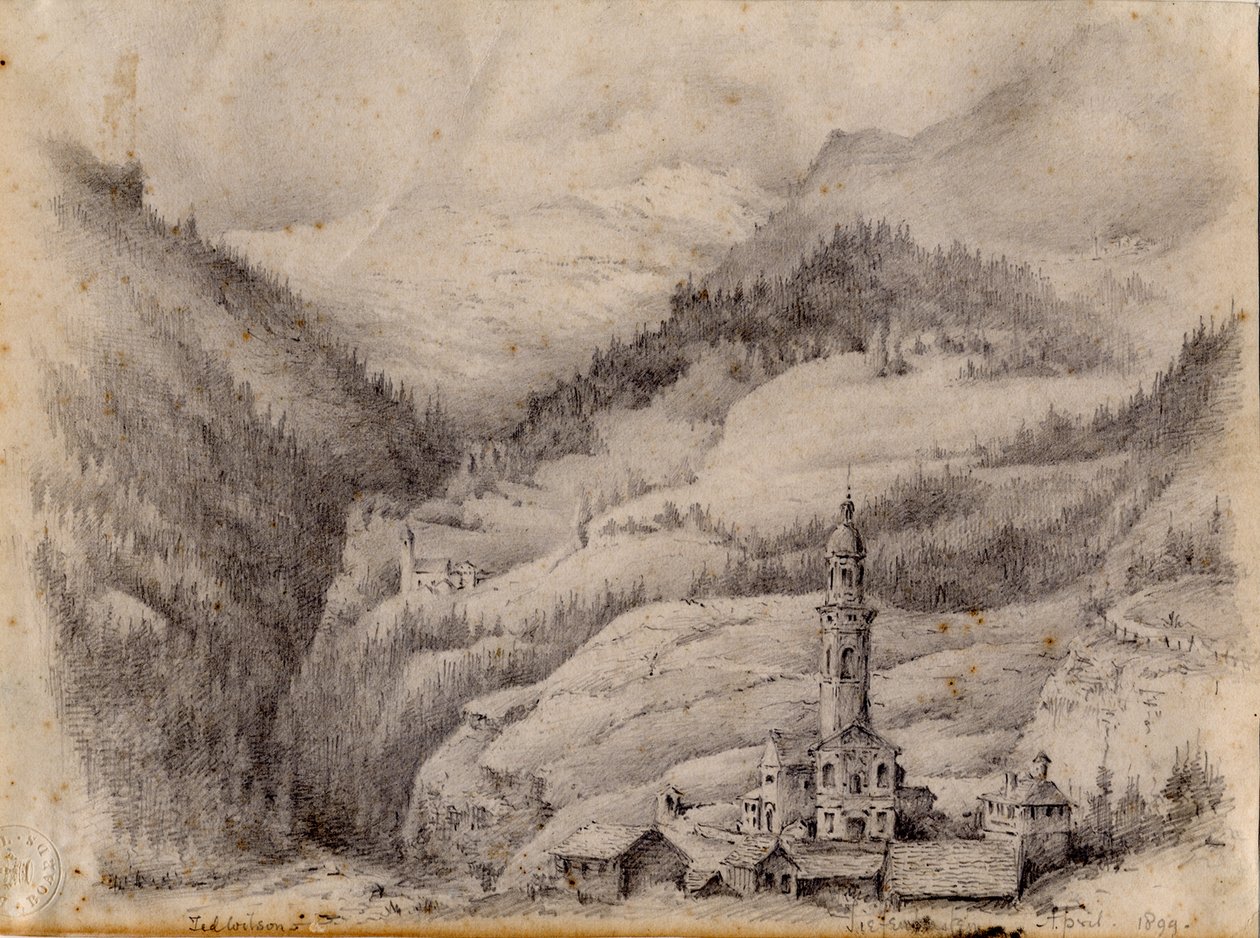 Tiefencastel, Suiza de Edward Adrian Wilson
